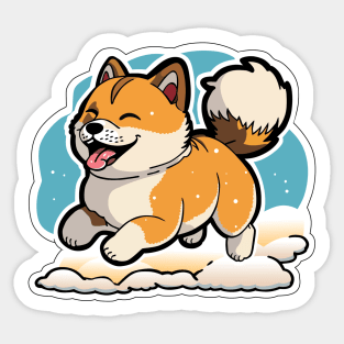 Akita Dog Sticker Sticker